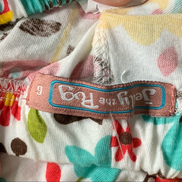 NWT Jelly The Pug Floral Boho Ruffle Leggings - Picture 12 of 12